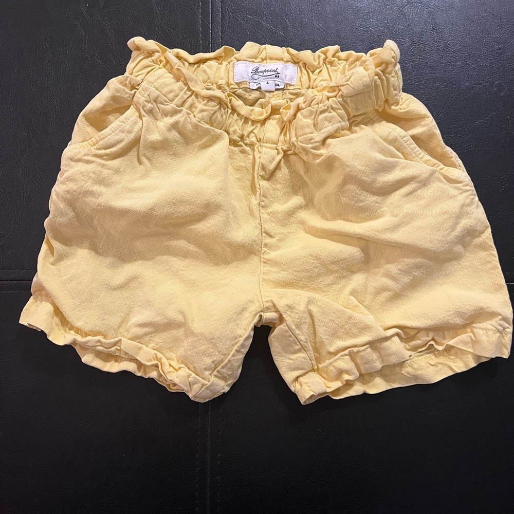 Bonpoint Yellow Cotton Shorts